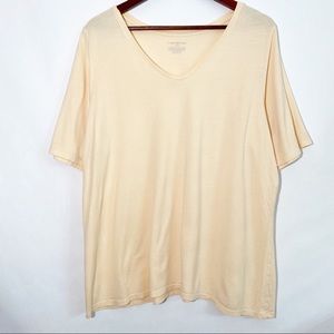 Lane Bryant Peach Short Sleeve Tee